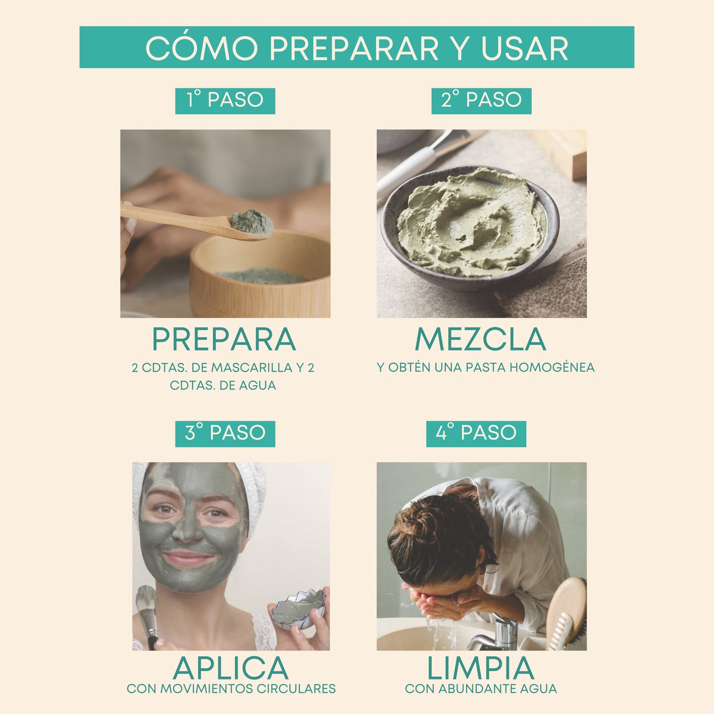 MASCARILLA LIMPIEZA PROFUNDA DE TÉ MATCHA